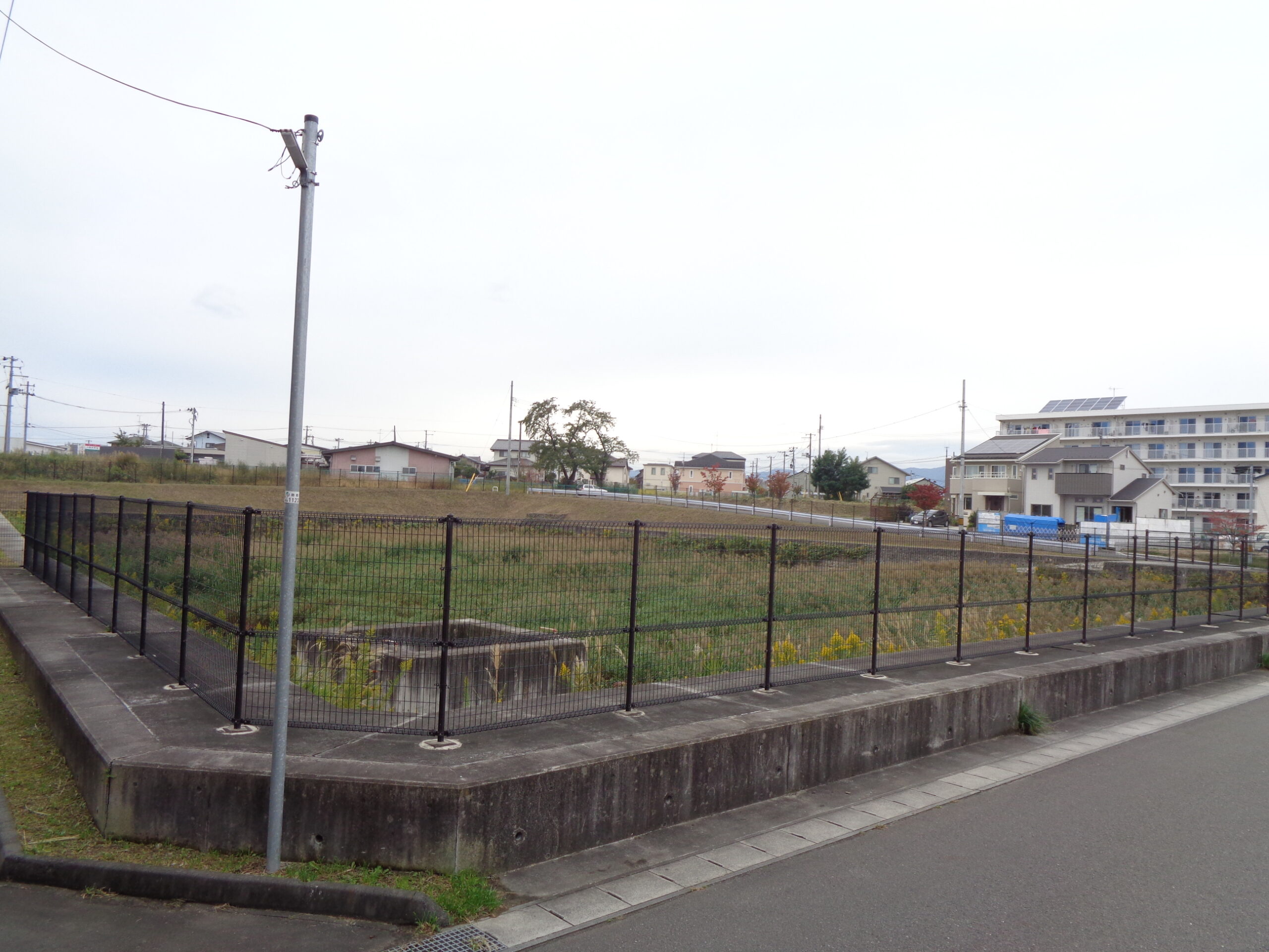 洪水調整池改修工事(愛宕川水系富田東３号調整池)